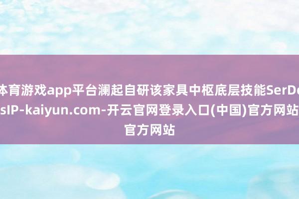 体育游戏app平台澜起自研该家具中枢底层技能SerDesIP-kaiyun.com-开云官网登录入口(中国)官方网站
